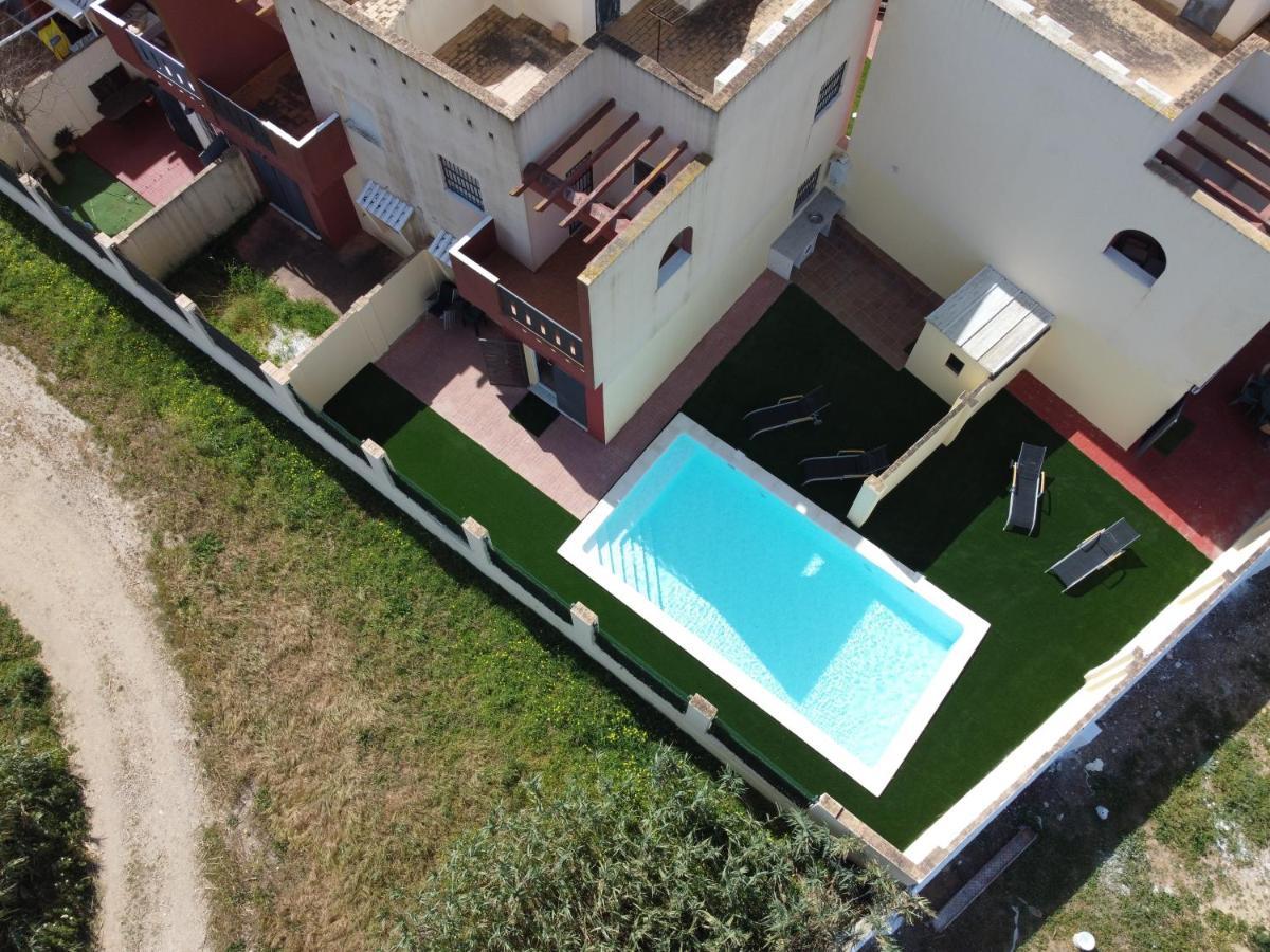 奇克拉纳－德拉弗龙特拉Casa Piscina Playa Barrosa Delfin 6别墅 外观 照片